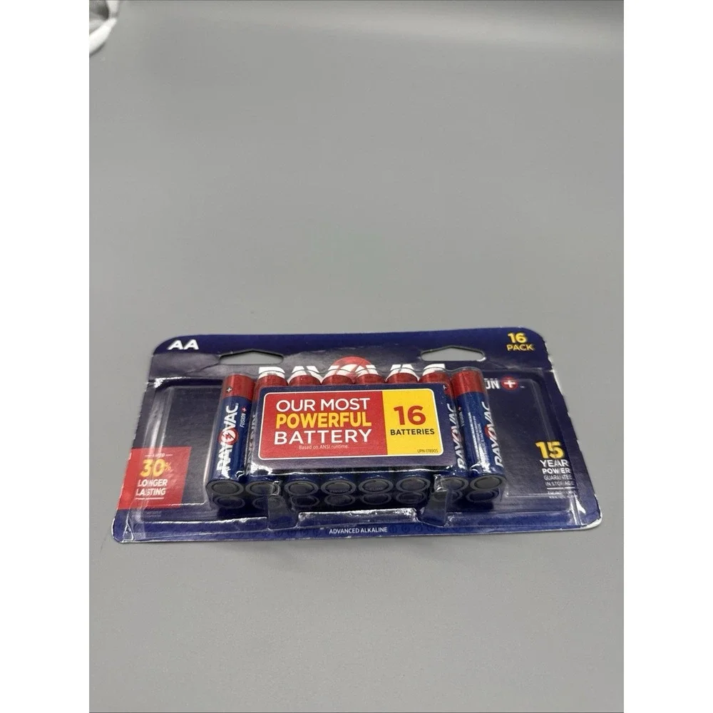 Rayovac Fusion AA Batteries (16 Pack), 16 Count (Pack of 1), Multicolor